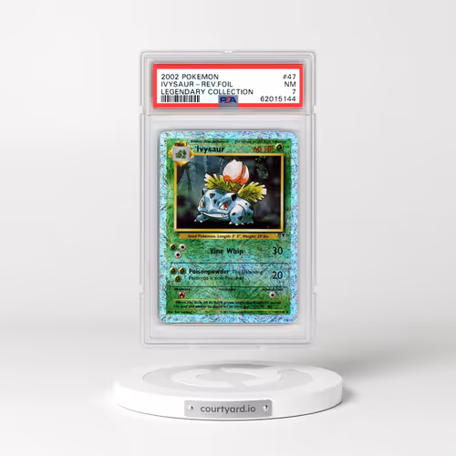 2002 Pokémon Legendary Collection #47 Ivysaur - Reverse Foil (PSA 7 NM)