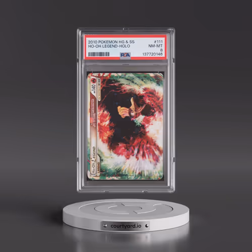 2010 Pokémon Heartgold & Soulsilver #111 HO-Oh Legend - Holo (PSA 8 NM-MT)
