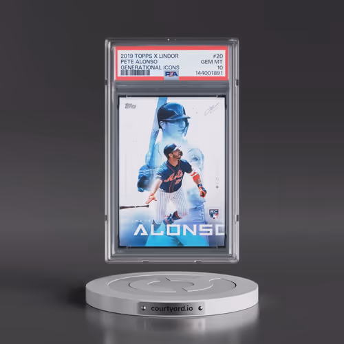 2019 Topps X Lindor Generational Icons #20 Pete Alonso (PSA 10 GEM MINT)