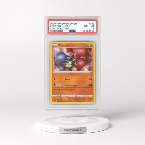 2020 Vivid Voltage #93 Zygarde - Holo (PSA 8 NM-MT)