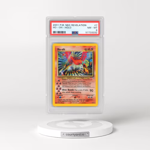 2001 Pokémon Neo Revelation #7 HO-Oh - Holo (PSA 8 NM-MT)