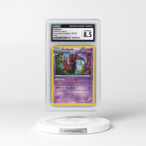 2012 Boundaries Crossed #74/149 Scolipede - Holo (CGC 8.5 NM-MT+)