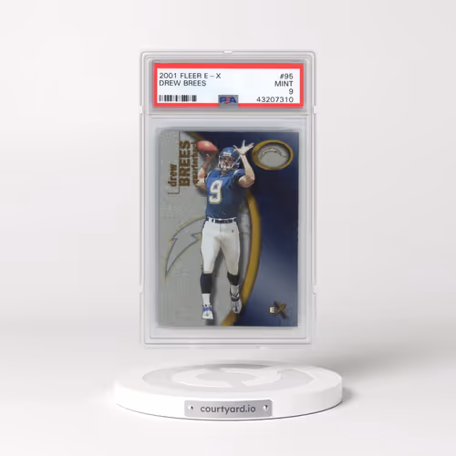 2001 Fleer E-X #95 Drew Brees (PSA 9 MINT)