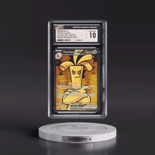 2023 Paradox Rift - PAR EN #252/182 Gholdengo ex - Special Illustration Rare (CGC 10 GEM MINT)