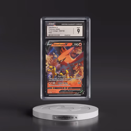 2020 Vivid Voltage #029/185 Talonflame V - Holo (CGC 9 MINT)