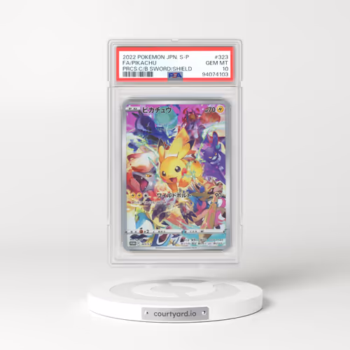 2019 Japanese Sword & Shield Promos #323 Pikachu (PSA 10 GEM MINT)