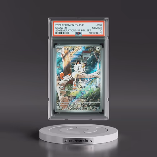 2024 Pokémon SV-P Promo #192 Meowth - Start Deck Generations Special Battle Set (PSA 10 GEM MINT)