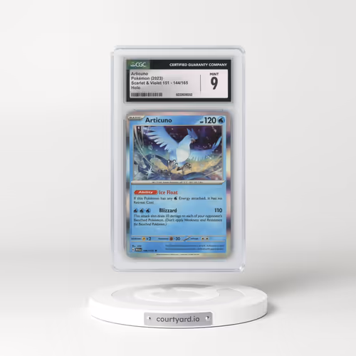 2023 Scarlet & Violet 151 - MEW EN #144/165 Articuno - Holo (CGC 9 MINT)