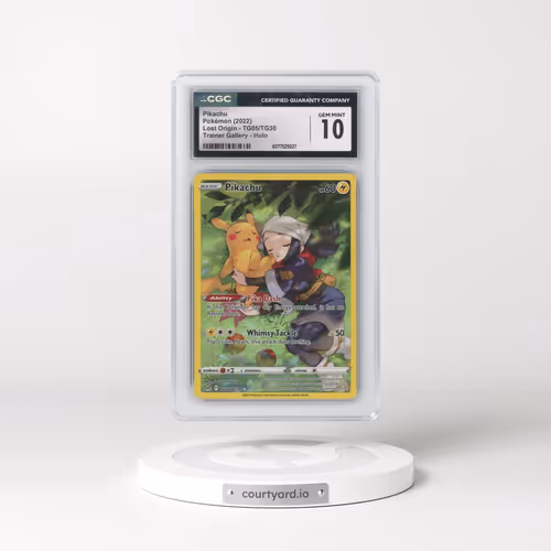 2022 Lost Origin #TG05/TG30 Pikachu - Trainer Gallery Holo (CGC 10 GEM MINT)