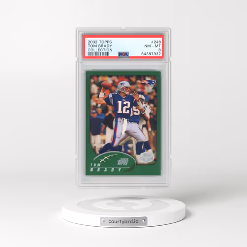 2002 Topps #248 Tom Brady - Collection (PSA 8 NM-MT)