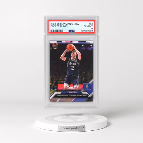 2024-25 Bowman U Now #51 Cooper Flagg (PSA 10 GEM MINT)
