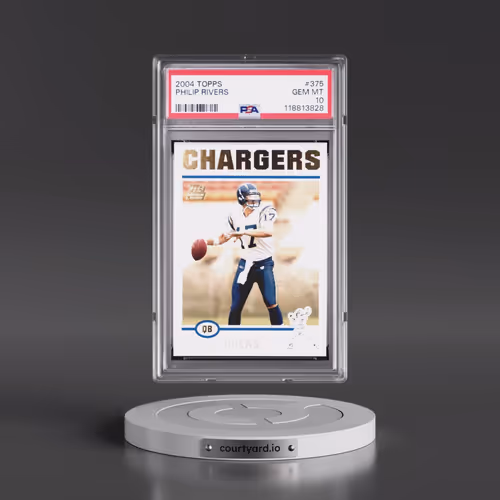 2004 Topps #375 Philip Rivers (PSA 10 GEM MINT)