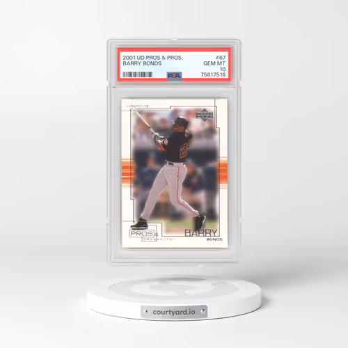 2001 Upper Deck Pros & Prospects #67 Barry Bonds (PSA 10 GEM MINT)