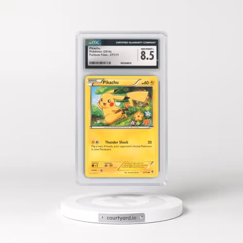 2014 Furious Fists #27/111 Pikachu (CGC 8.5 NM-MT+)