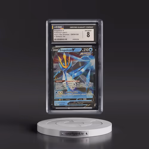 2017 Black Star Promos - Sword & Shield #SWSH108 Empoleon V - V Strikers Tin (Holo) (CGC 8 NM-MT)