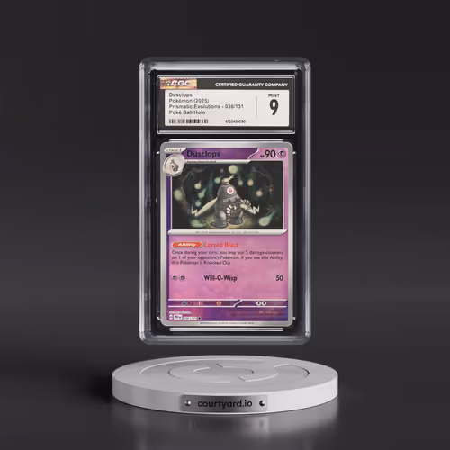 2024 Prismatic Evolutions - PRE EN #036/131 Dusclops - Poké Ball Holo (CGC 9 MINT)