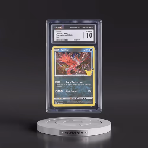 2021 Celebrations #019/025 Yveltal - Holo (CGC 10 GEM MINT)
