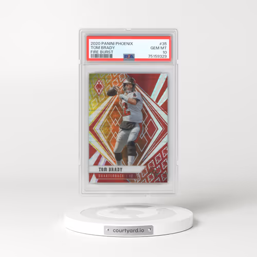 2020 Panini Phoenix #35 Tom Brady - Fire Burst (PSA 10 GEM MINT)