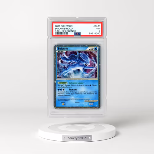 2011 Pokémon Call of Legends #SL11 Suicune - Holo (PSA 7 NM)