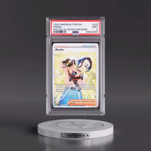 2024 Pokémon Twm EN-Twilight Masquerade #220 Perrin - Special Illustration Rare (PSA 9 MINT)