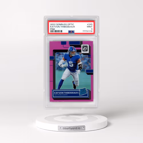 2022 Panini Donruss Optic #245 Kayvon Thibodeaux - Pink (PSA 9 MINT)