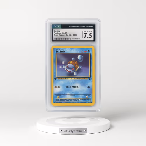 2000 Team Rocket #68/82 Squirtle - 1st Edition 1st Edition (CGC 7.5 NM+)