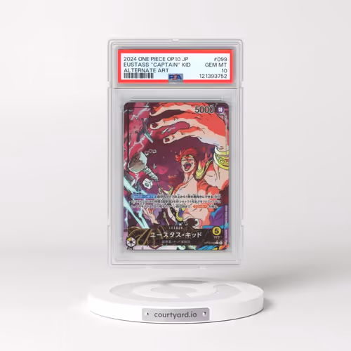 2024 One Piece Japanese OP10-Royal Blood #099 Eustass "Captain" Kid - Alternate Art (PSA 10 GEM MINT