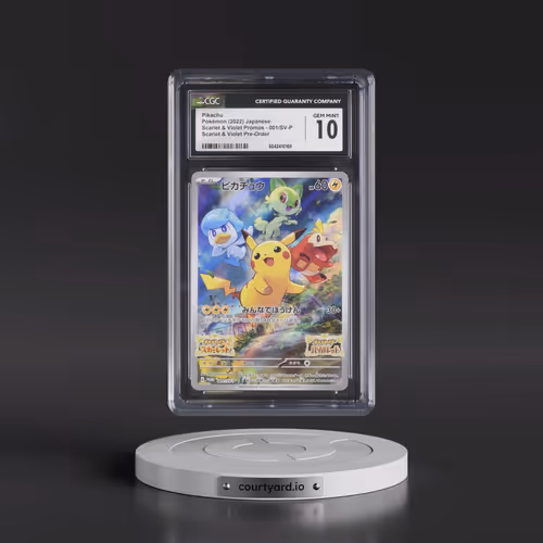 2022 Scarlet & Violet Promos #001/SV-P Pikachu - Scarlet & Violet Pre-Order (Holo) (CGC 10 GEM M