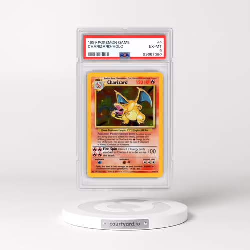 1999 Pokémon Game #4 Charizard - Holo (PSA 6 EX-MT)