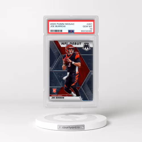 2020 Panini Mosaic #261 Joe Burrow (PSA 10 GEM MINT)