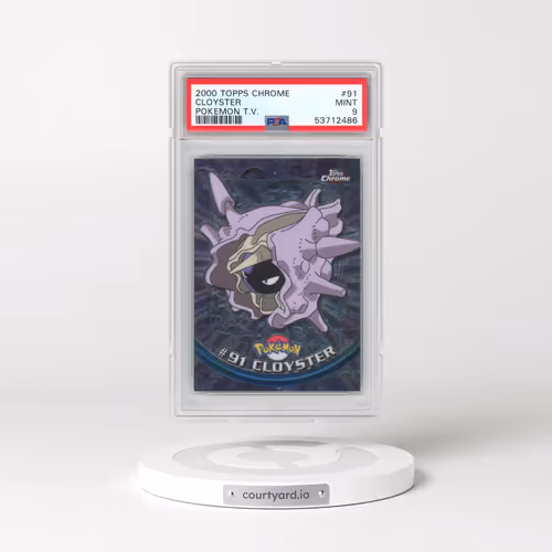 2000 Topps Chrome Pokémon T.V. #91 Cloyster (PSA 9 MINT)
