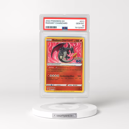 2022 Pokémon Go #011 Radiant Charizard - Holo (PSA 10 GEM MINT)