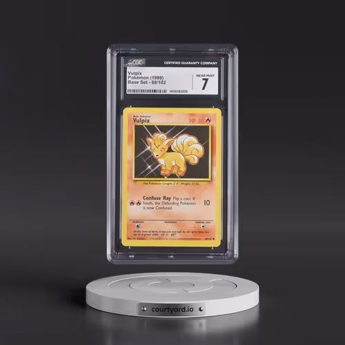 1999 Base Set #68/102 Vulpix (CGC 7 NM)