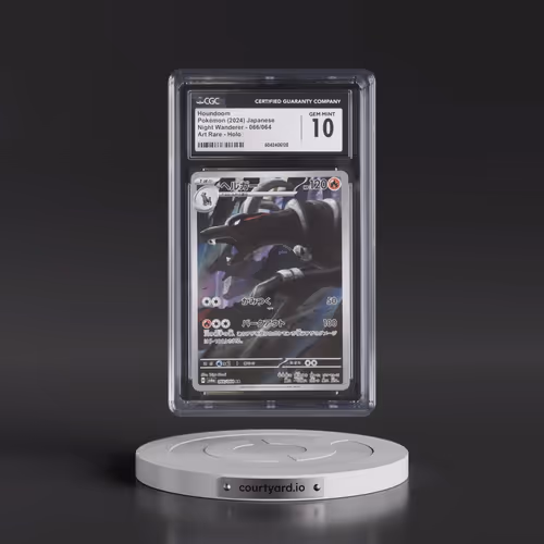 2024 Night Wanderer #066/064 Houndoom - Art Rare (CGC 10 GEM MINT)