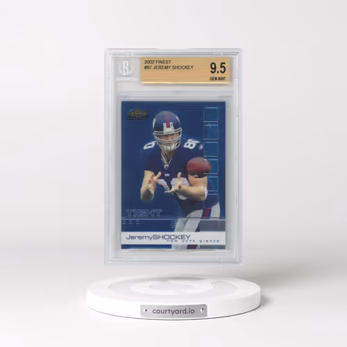 2002 Finest #87 Jeremy Shockey (BGS 9.5 GEM MINT)