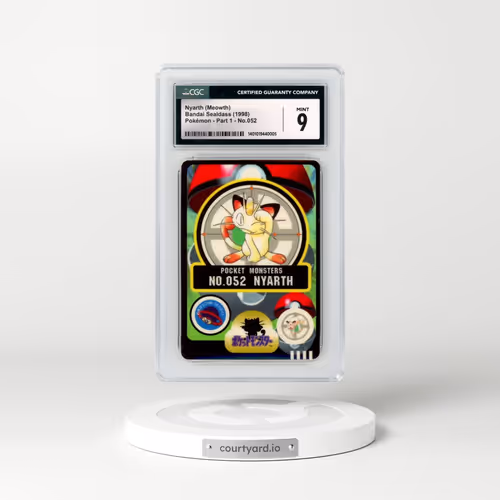 1998 Pokémon - Part 1 #052 Nyarth (Meowth) (CGC 9 MINT)