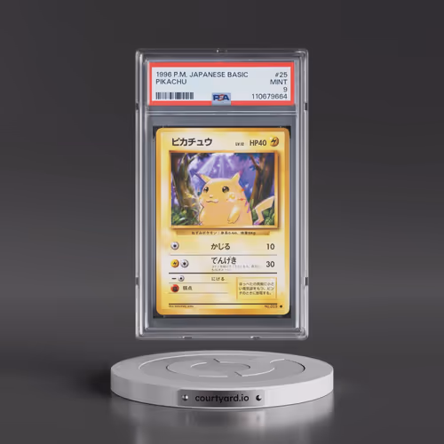 1996 Pokémon Basic #25 Pikachu (PSA 9 MINT)