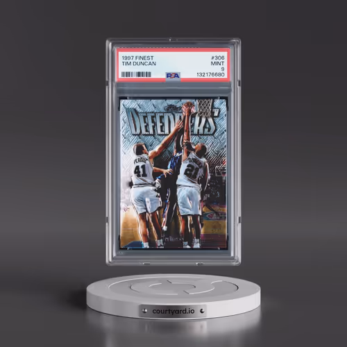 1997 Finest #306 Tim Duncan (PSA 9 MINT)