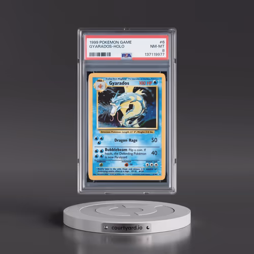 1999 Pokémon Game #6 Gyarados - Holo (PSA 8 NM-MT)