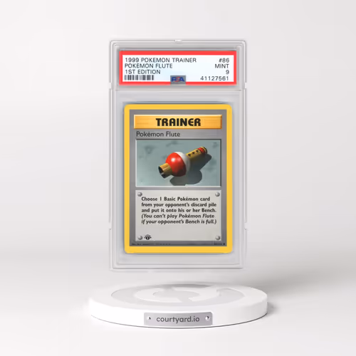 1999 Pokémon Game #86 Pokemon Flute - 1st Edition (PSA 9 MINT)