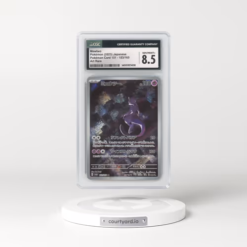 2023 Pokémon Card 151 #183/165 Mewtwo - Art Rare (CGC 8.5 NM-MT+)