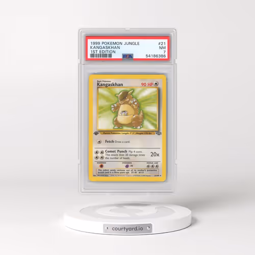 1999 Pokémon Jungle #21 Kangaskhan - 1st Edition (PSA 7 NM)
