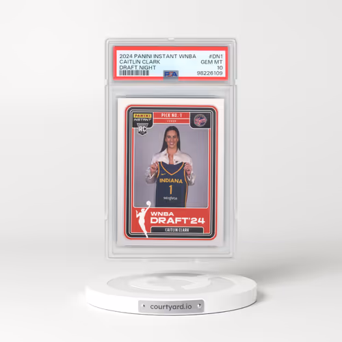 2024 Panini Instant WNBA Draft Night #DN1 Caitlin Clark (PSA 10 GEM MINT)