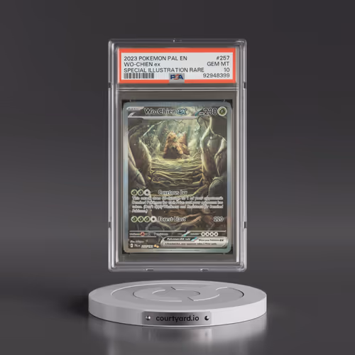 2023 Pokémon Pal EN-Paldea Evolved #257 WO-Chien EX - Holo Special Illustration Rare (PSA 10 GEM MIN