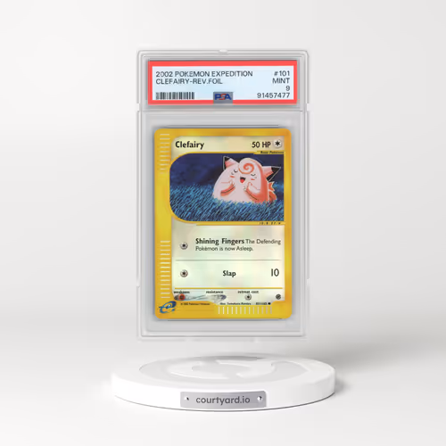 2002 Pokémon Expedition #101 Clefairy - Reverse Foil (PSA 9 MINT)