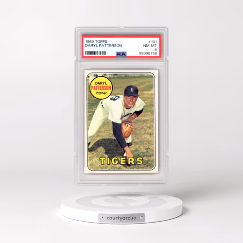 1969 Topps #101 Daryl Patterson (PSA 8 NM-MT)