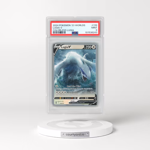 2024 Pokémon 2023 World Championship Deck: Colorless Lugia #138 Lugia V - Holo (PSA 9 MINT)