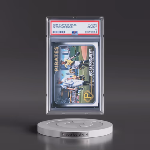 2024 Topps Update #US160 Paul Skenes/Yasmani Grandal (PSA 10 GEM MINT)
