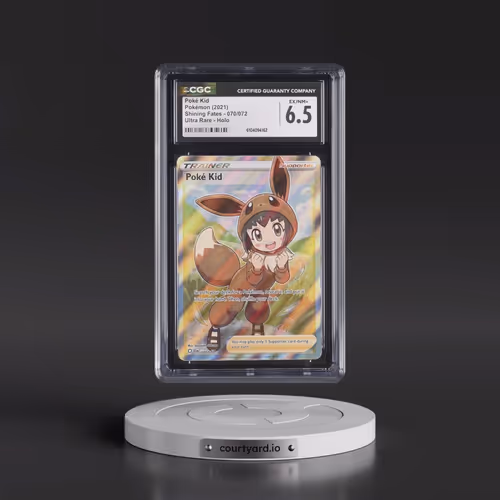 2021 Shining Fates #070/072 Poké Kid - Ultra Rare Holo (CGC 6.5 EX-NM+)