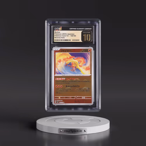 2023 Pokémon Card 151 #146/165 Moltres - Reverse Holo Poke Ball (CGC 10 PRISTINE)